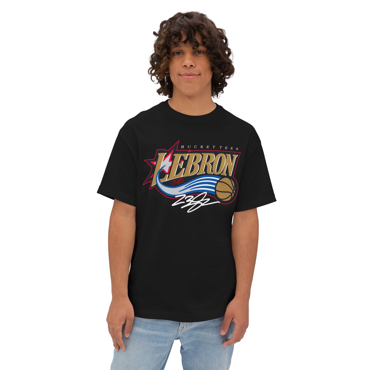 LeBron SIXERS City Edition Signature Bucket Tee