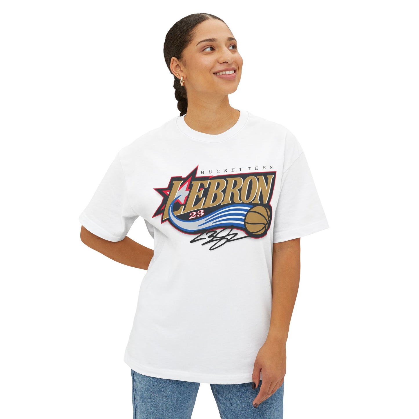 LeBron SIXERS City Edition Signature Bucket Tee