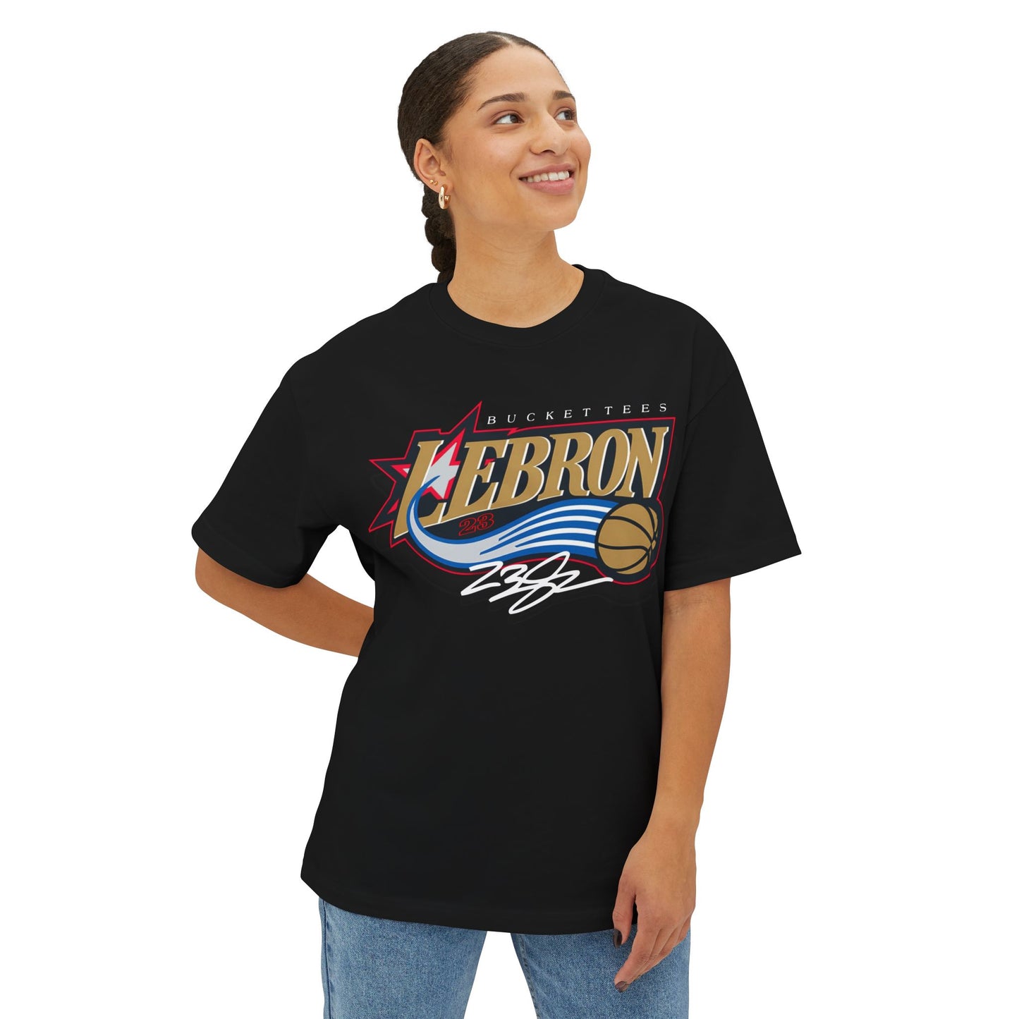 LeBron SIXERS City Edition Signature Bucket Tee