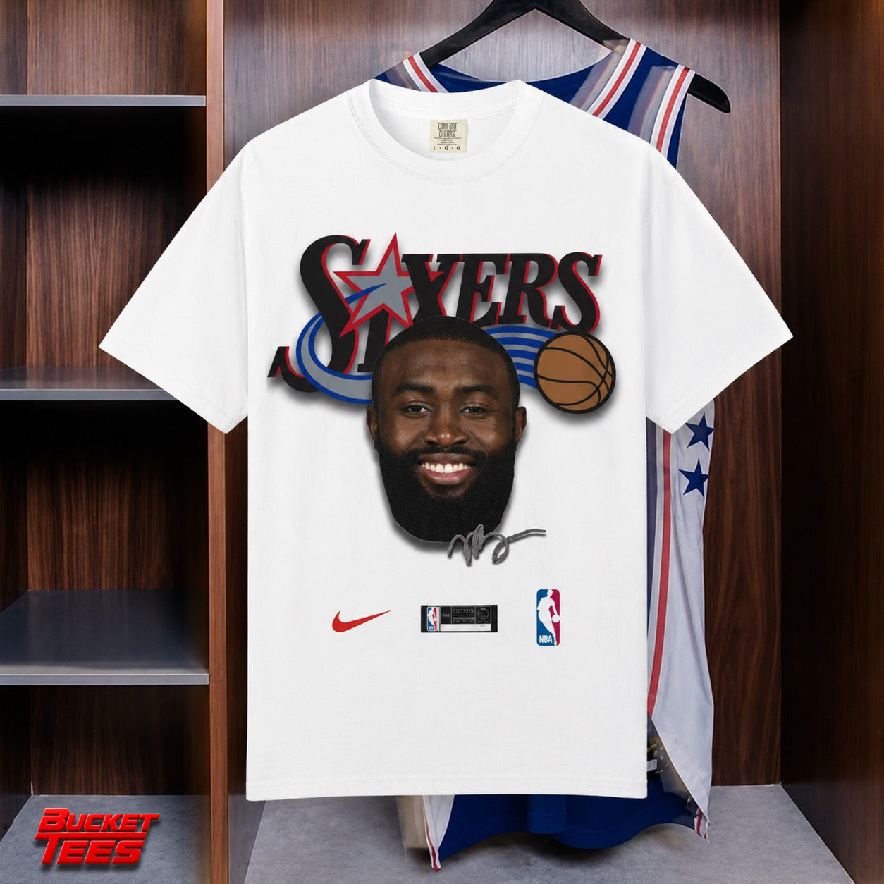 City Edition Throw-Back ‘01 Sixers Jaylen Brown Tee
