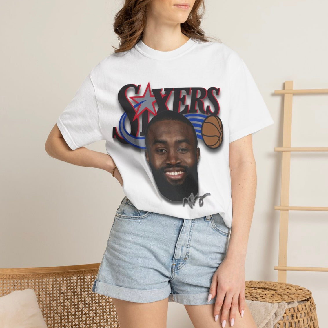 City Edition Throw-Back ‘01 Sixers Jaylen Brown Tee